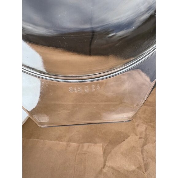 Pyrex Divided Town & Country Casserole Dish Lid Orange Yellow Starburst 1.5 QT - Picture 8 of 14